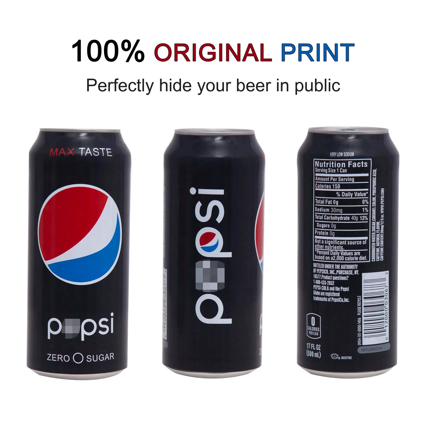 Hide A Beer Can Cover (330ML To 500ML)