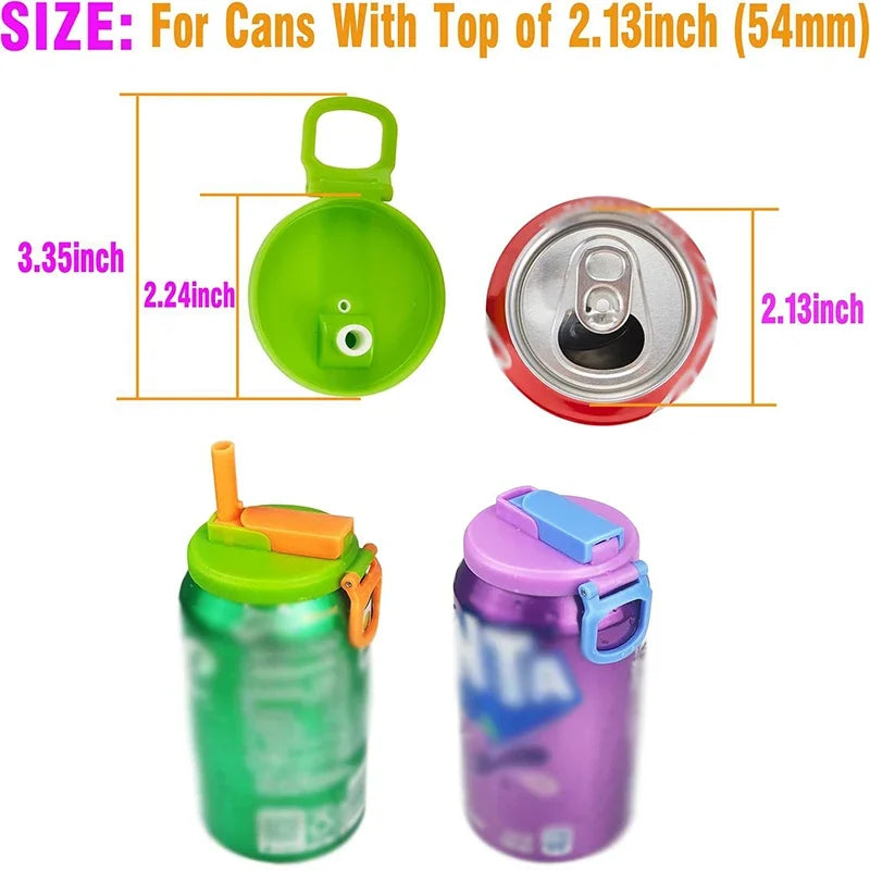 Portable Soda Can Lid Suitable For Canned Beverages, Beer, Juice, Drinking, Etc...